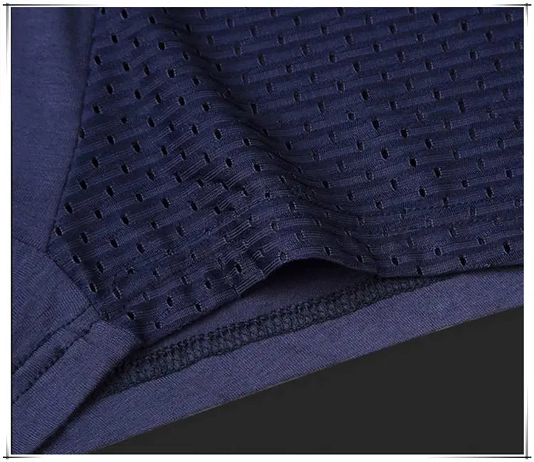 4er-Pack Herren-Boxershorts: Bambusunterwäsche mit Perforationen, große Größen (5XL, 6XL, 7XL)