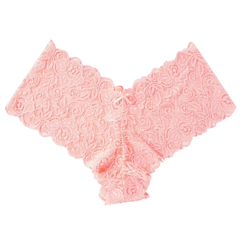 Women Sexy Floral Lace Panties Soft Comfortable Underwear Low Rise Lingerie Intimates for Girls