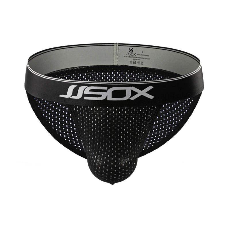 Slip sexy pour homme avec poche en U – Ceinture large – Lingerie élégante et confortable