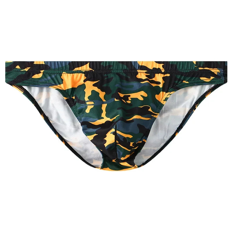 Sous-vêtements homme short fashion ample anti-usure slip triangle camouflage sport décontracté