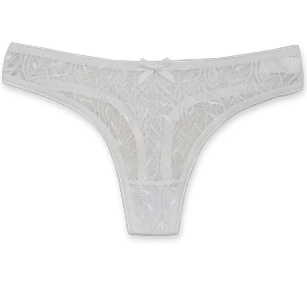 Schlichtes Höschen für Frauen in Übergröße, Spitzenhöschen mit unteren Einsätzen, sexy Tanga, sexy Dessous für Frauen, Lenceria Femenina.