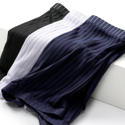 Boxers Homme Sexy en Mesh – Sans Coutures, Respirants, Fins, Été, Unis, Grande Taille, Caleçons Slips Sous-vêtements