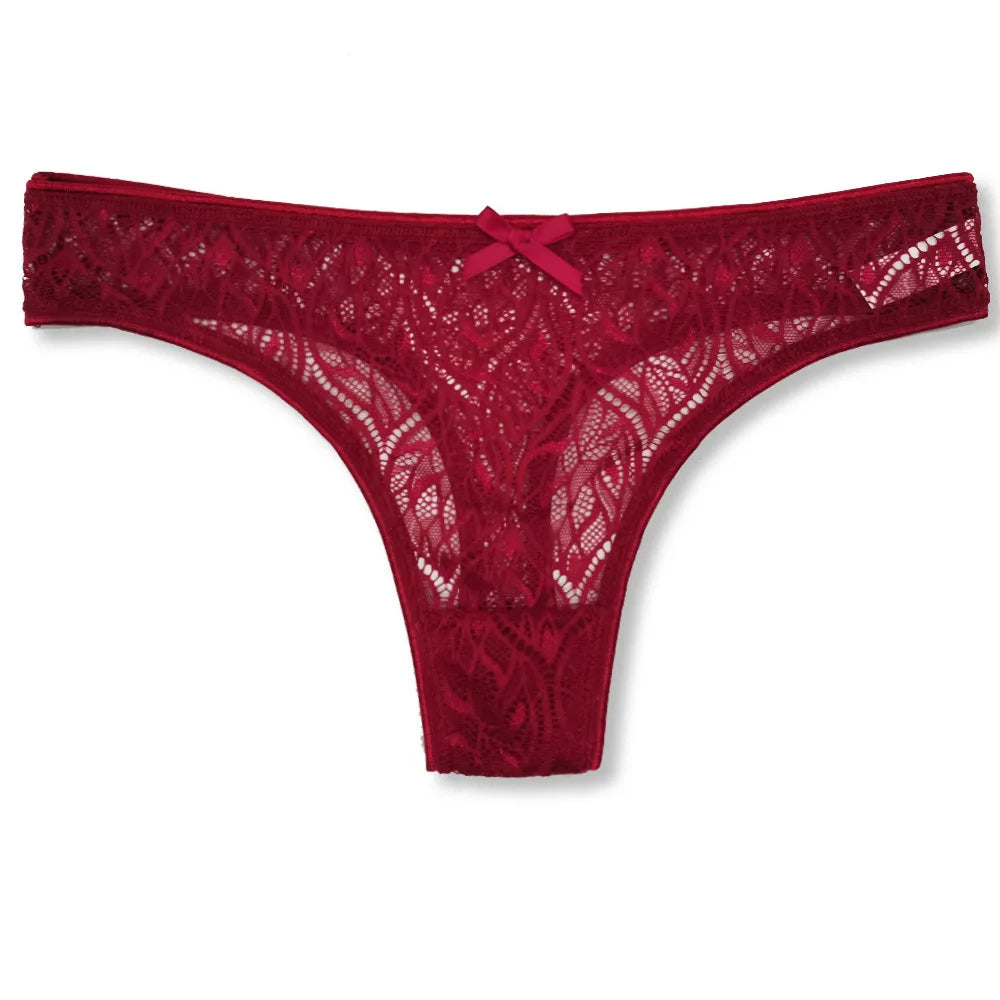 Schlichtes Höschen für Frauen in Übergröße, Spitzenhöschen mit unteren Einsätzen, sexy Tanga, sexy Dessous für Frauen, Lenceria Femenina.