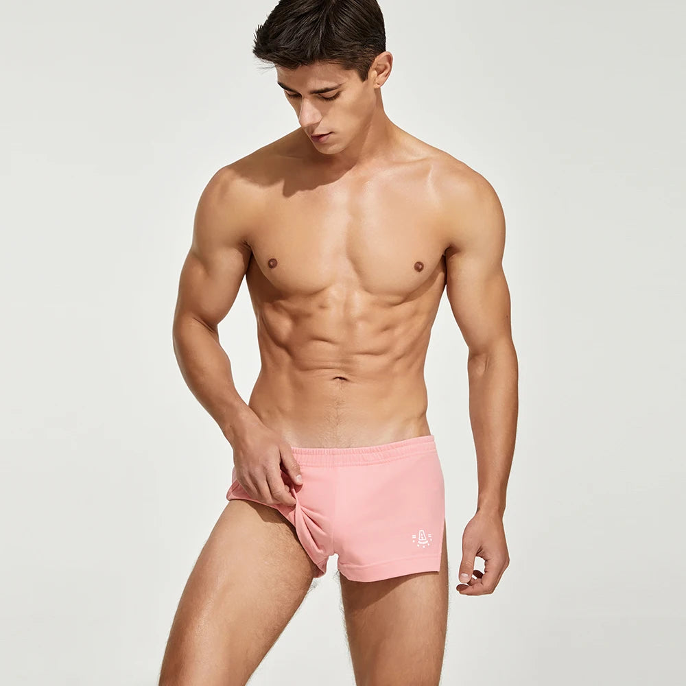 Sous-vêtement Sexy Homme – Boxer Short Respirant en Maille avec Poche Avant Confort et Mise en Valeur