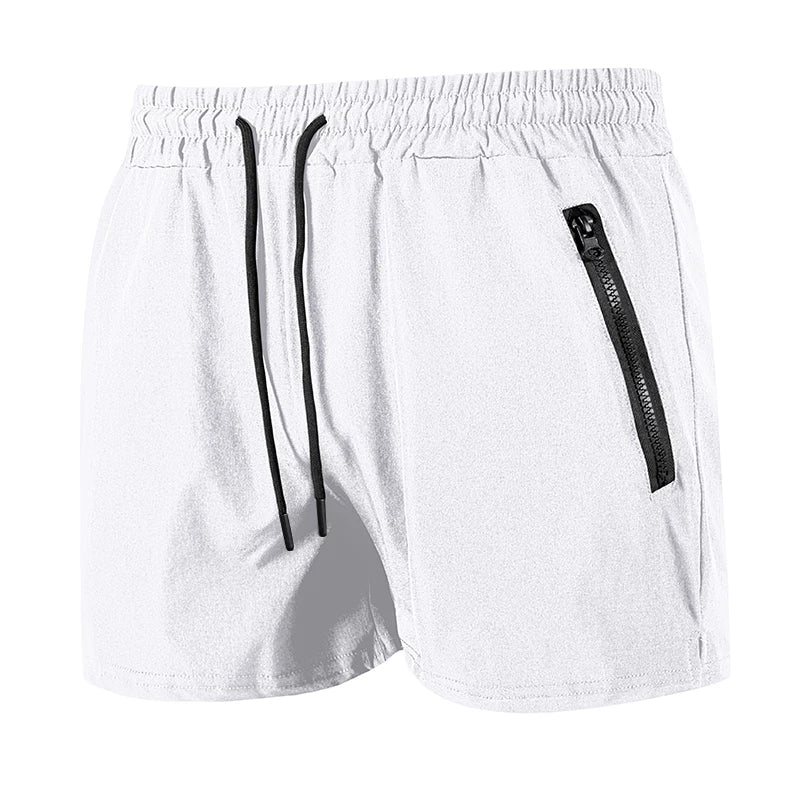 Short de Sport Homme 2-en-1 – Léger, Stretch & Séchage Rapide avec Poches Zippées