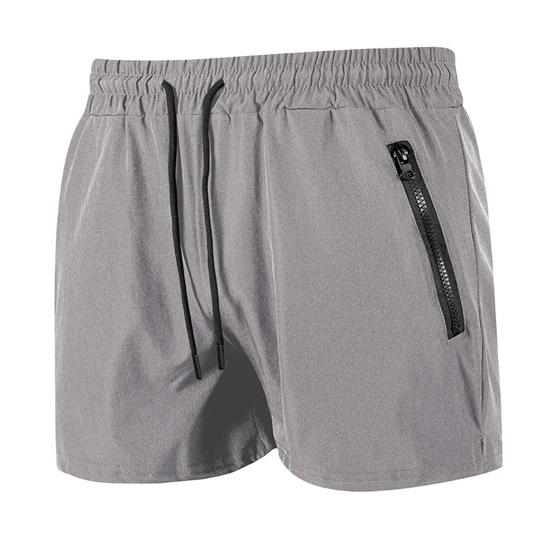 Short de Sport Homme 2-en-1 – Léger, Stretch & Séchage Rapide avec Poches Zippées