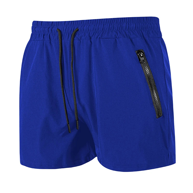 Short de Sport Homme 2-en-1 – Léger, Stretch & Séchage Rapide avec Poches Zippées