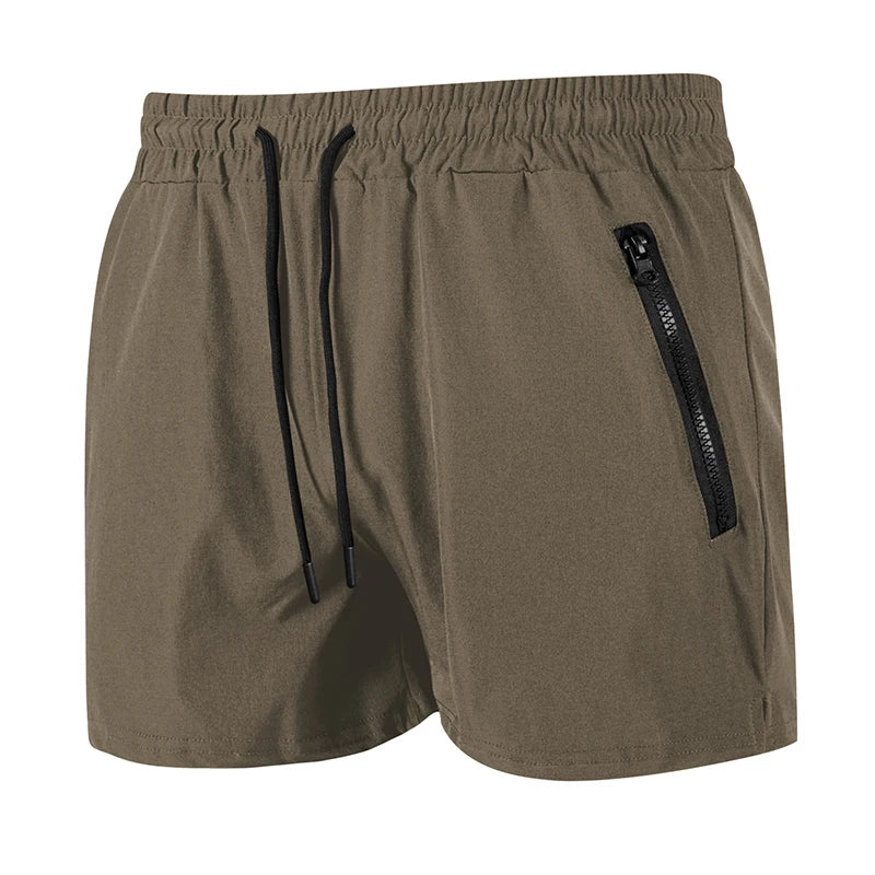 Short de Sport Homme 2-en-1 – Léger, Stretch & Séchage Rapide avec Poches Zippées