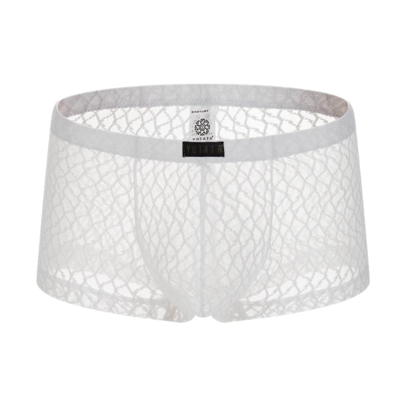 Boxer en Dentelle pour Homme – Sexy, Transparent et Respirant avec Poche U