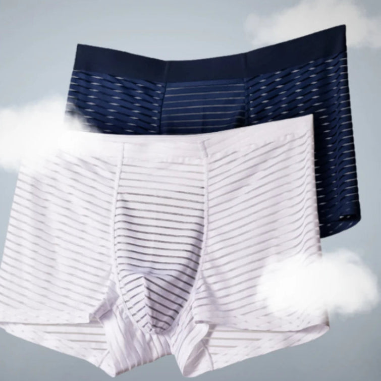 Boxers Homme Sexy en Mesh – Sans Coutures, Respirants, Fins, Été, Unis, Grande Taille, Caleçons Slips Sous-vêtements