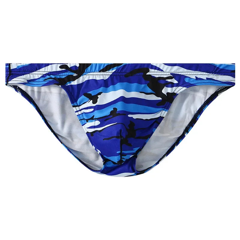 Sous-vêtements homme short fashion ample anti-usure slip triangle camouflage sport décontracté