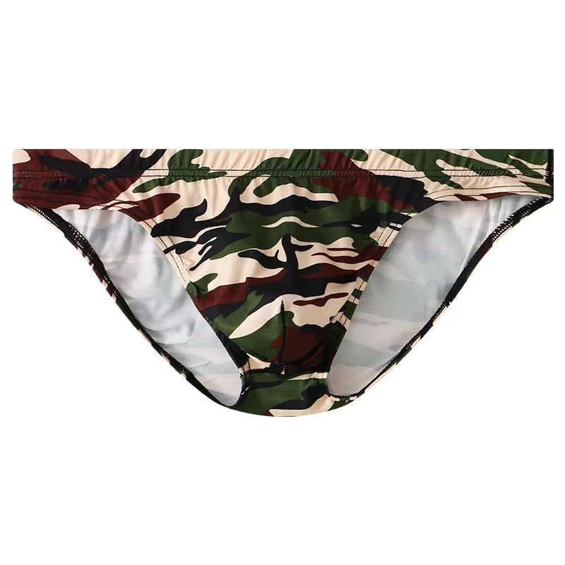 Sous-vêtements homme short fashion ample anti-usure slip triangle camouflage sport décontracté