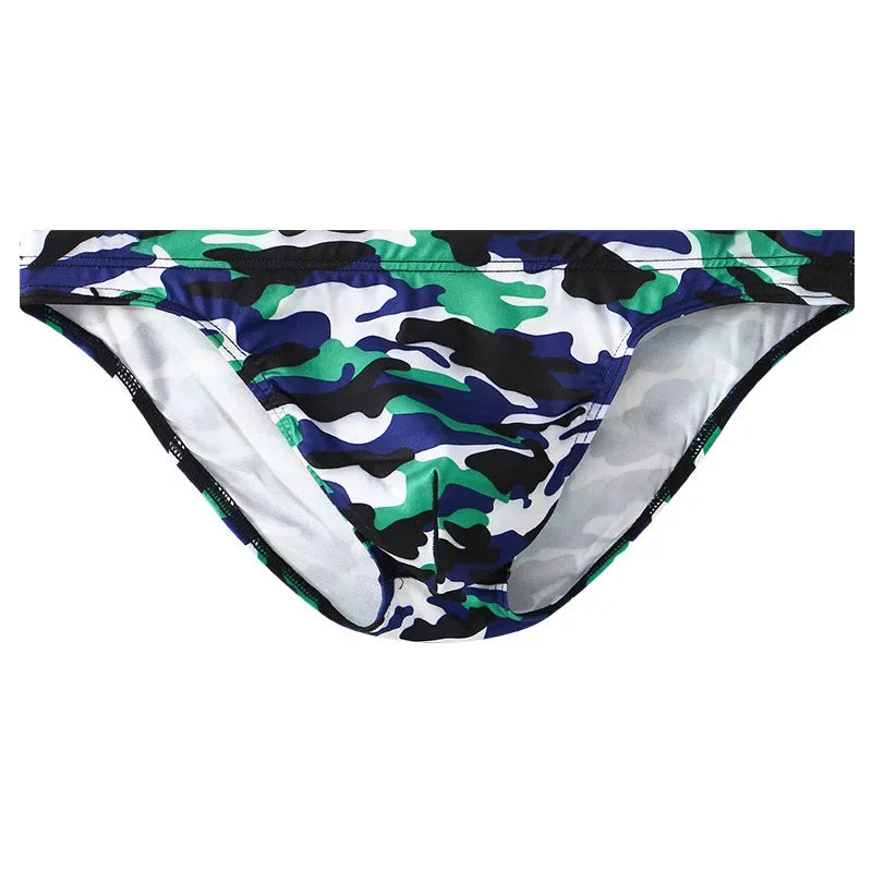 Sous-vêtements homme short fashion ample anti-usure slip triangle camouflage sport décontracté
