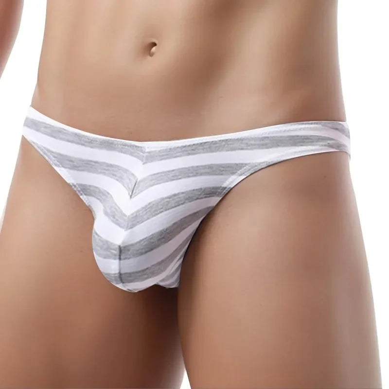Slip homme en microfibre – Taille basse, respirant, confortable et élastique
