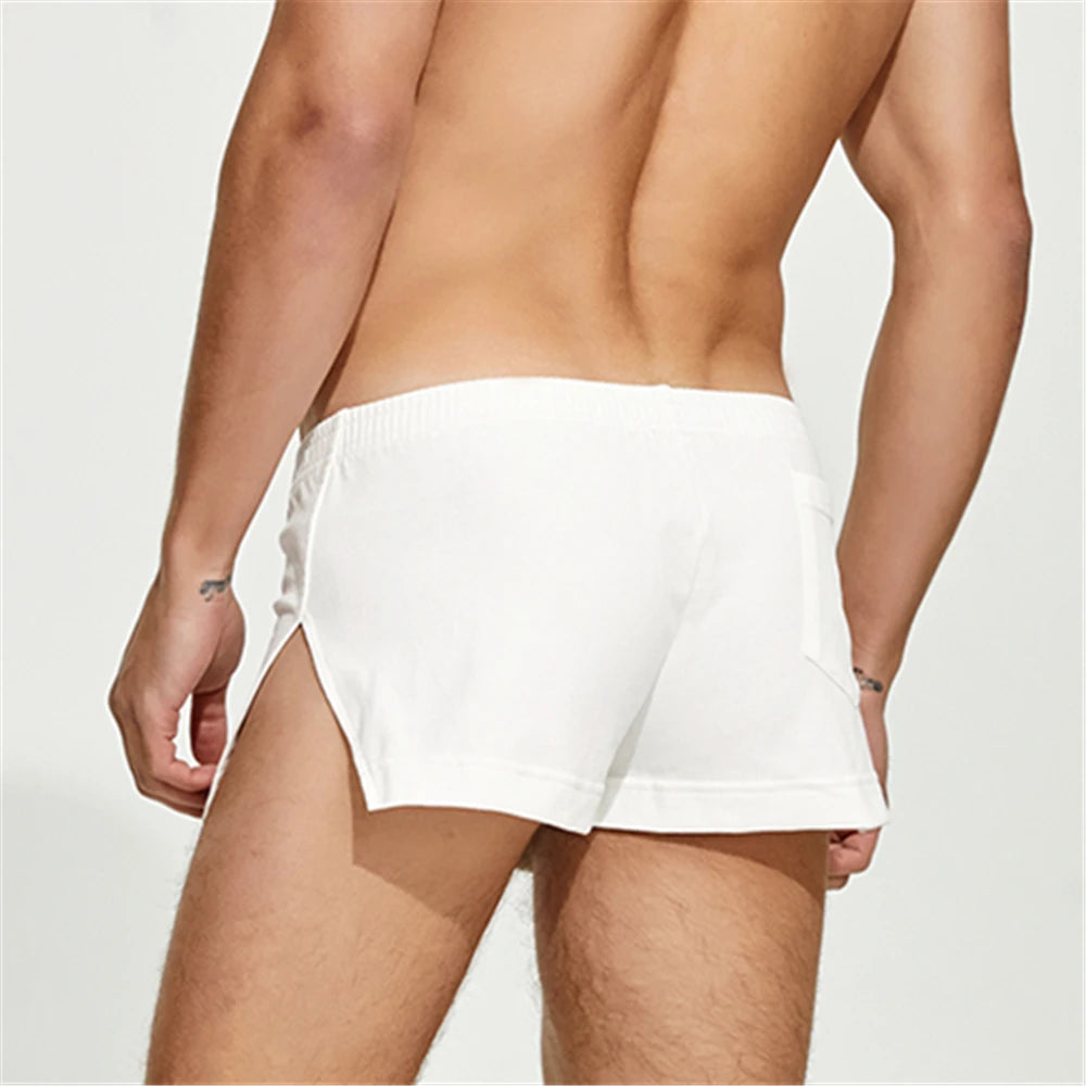 Sous-vêtement Sexy Homme – Boxer Short Respirant en Maille avec Poche Avant Confort et Mise en Valeur