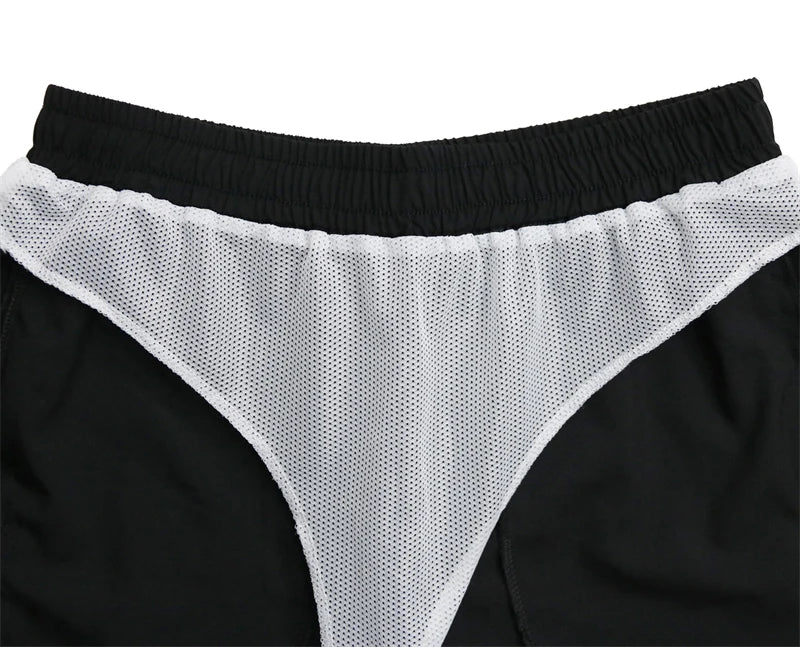 Short de Sport Homme 2-en-1 – Léger, Stretch & Séchage Rapide avec Poches Zippées