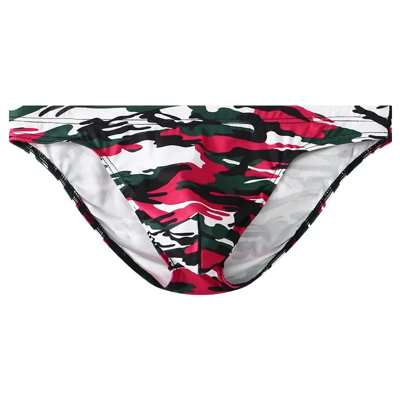 Sous-vêtements homme short fashion ample anti-usure slip triangle camouflage sport décontracté